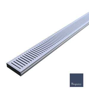 
                  
                    Hayman Aluminium Linear Grate Brushed Silver 100mm Wide (Sold by the L/M)
                  
                