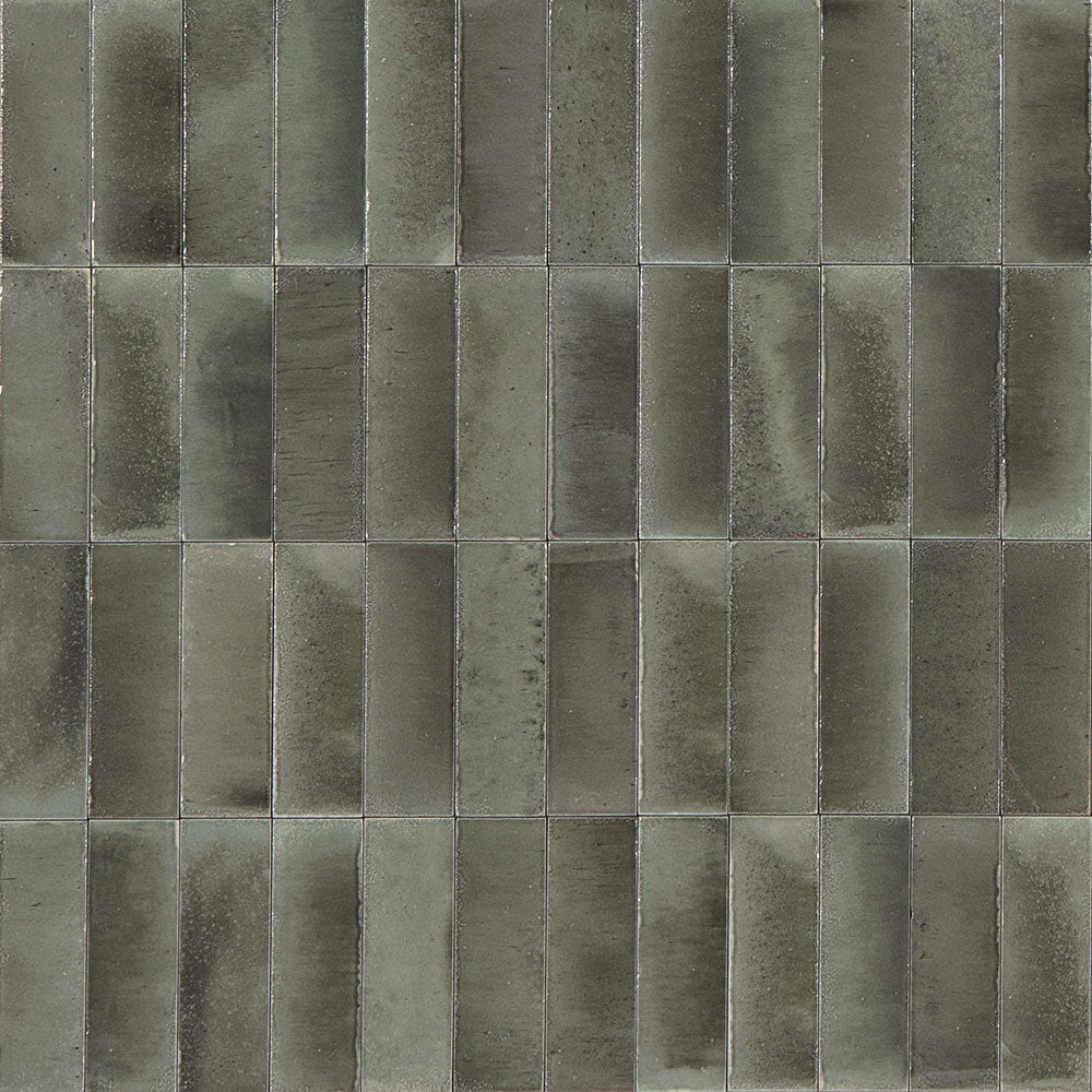Milan Charcoal Gloss Tile 50x150 $139m2 (Sold by 0.81m2 Box)