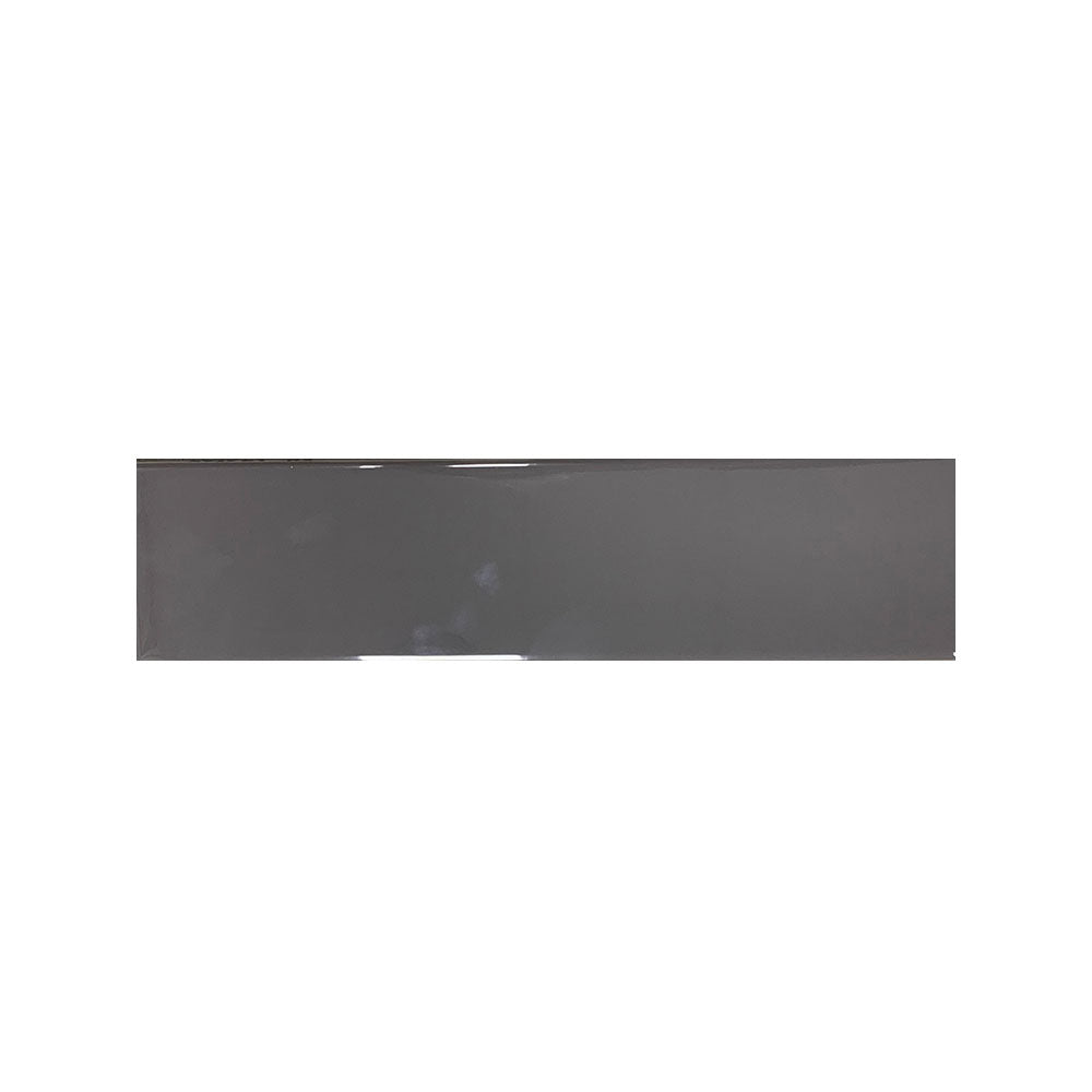 Basics Dark Grey Gloss Tile 75x300 $49.95m2 (Sold by 1m2 Box)