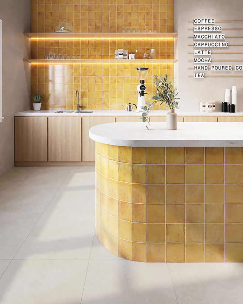 
                  
                    Sola Amber Gloss Tile 150x150 $89.95m2 (sold by 1m2 Box)
                  
                