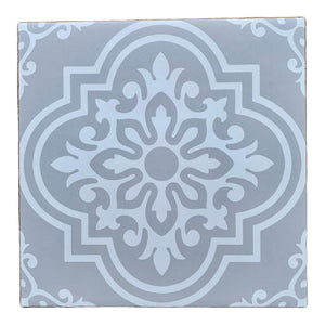 
                  
                    Encaustic Look Bow Grey Tile 300x300 $39.95m2 (Sold by 1.98m2 Box)
                  
                