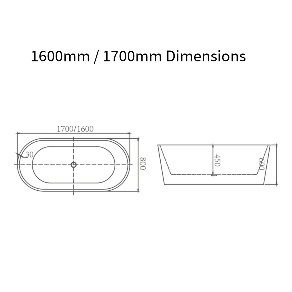 
                  
                    VIVO Free Standing Bath Tub
                  
                