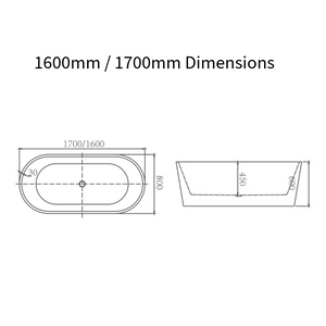 
                  
                    VIVO Free Standing Bath Tub
                  
                