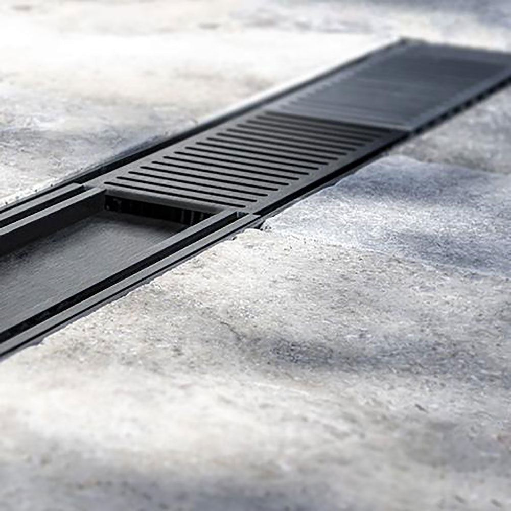 
                  
                    Lauxes Storm Water Grate Black 19x128x5600mm (Sold by the 5600mm Length)
                  
                