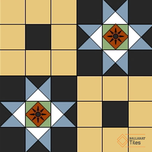 
                  
                    Tessellated Tiles Canterbury / Ballarat Design
                  
                