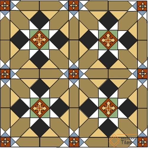 
                  
                    Tessellated Tiles Carlton Design
                  
                