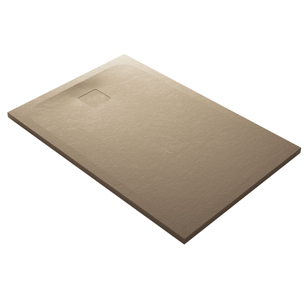 Cemento Cappuccino Matte Light Brown Shower Base (Made in Italy)
