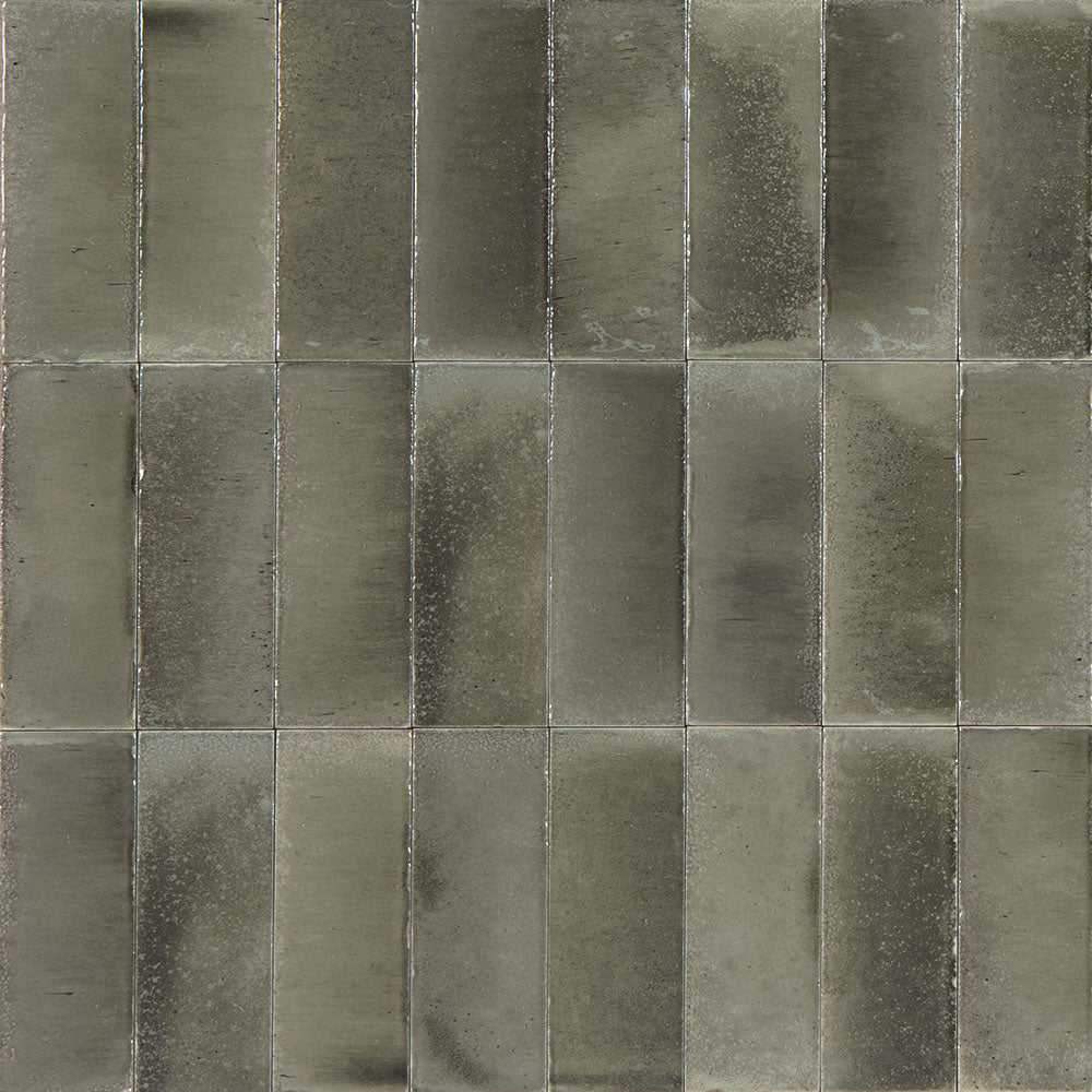 Milan Charcoal Gloss Tile 75x200 $139m2 (Sold by 0.75m2 Box)