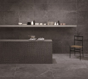 
                  
                    Enzo Coal Lappato Tile 600x600 $59.95m2 (Sold by 1.44m2 Box)
                  
                