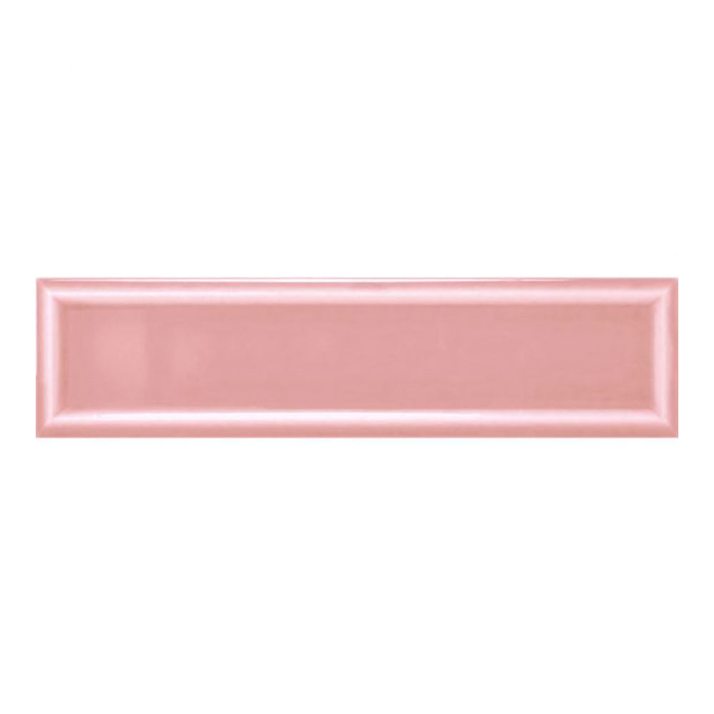 Edge Frame Pink Gloss Tile 68x280 $59.95m2 (Sold by 0.95m2 Box)