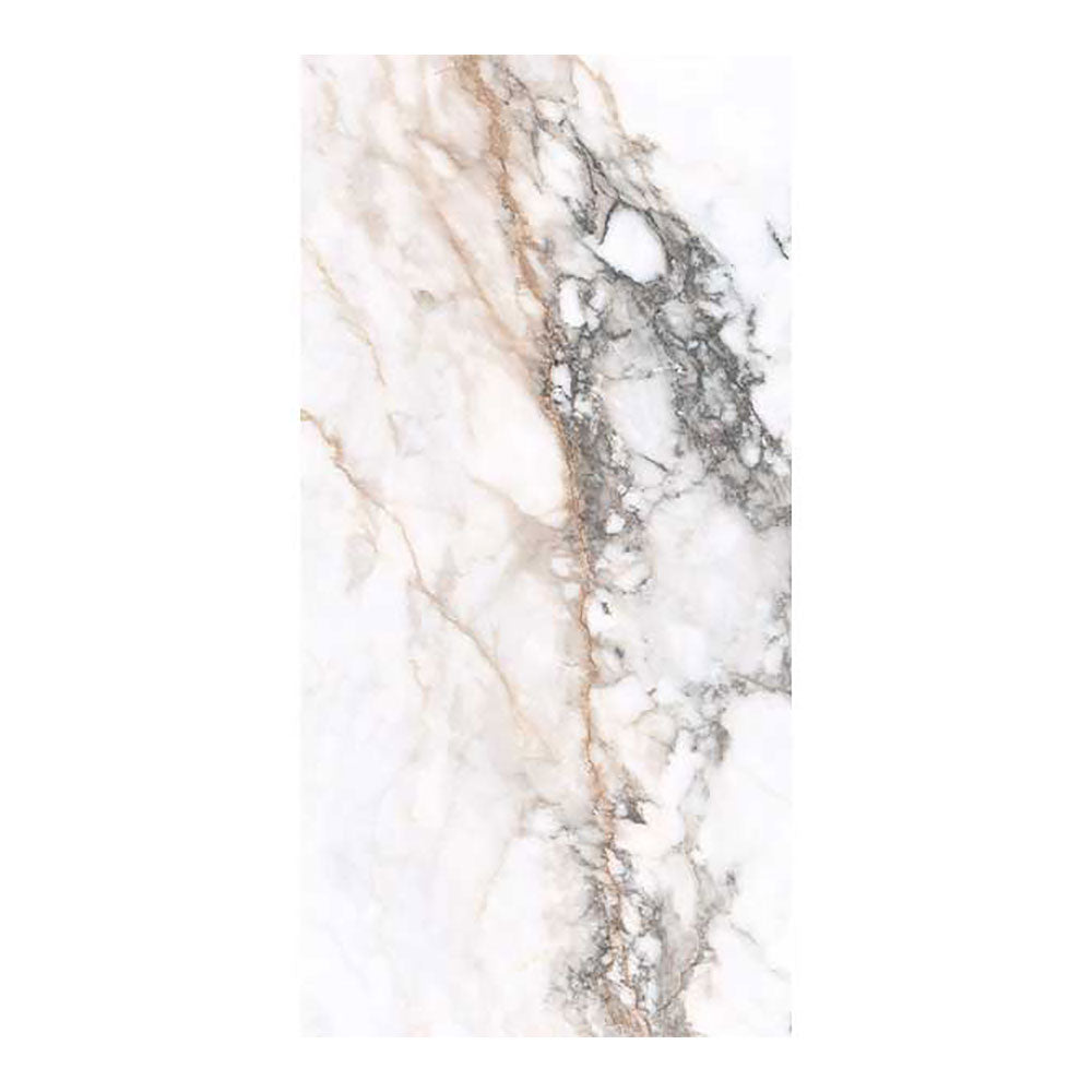 Gold Calacatta Polished Tile 300x600 $86.95m2 (Sold by 1.08m2 Box)