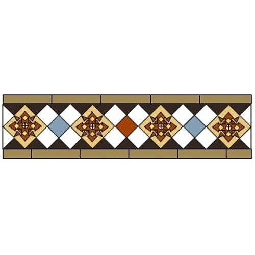 Tessellated Tiles Grand Norwood Border