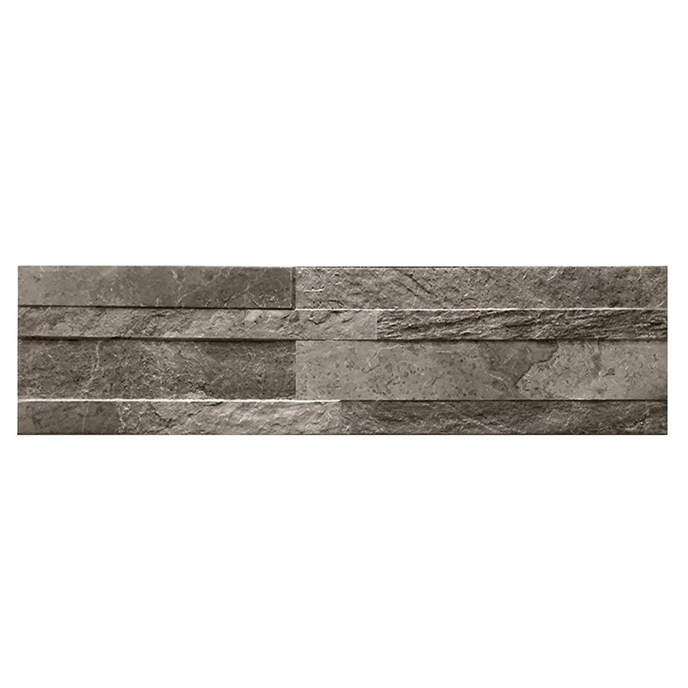 Porcelain Stack Stone Greige Tile 150x600 $79.95m2 (Sold by 1.02m2 Box)