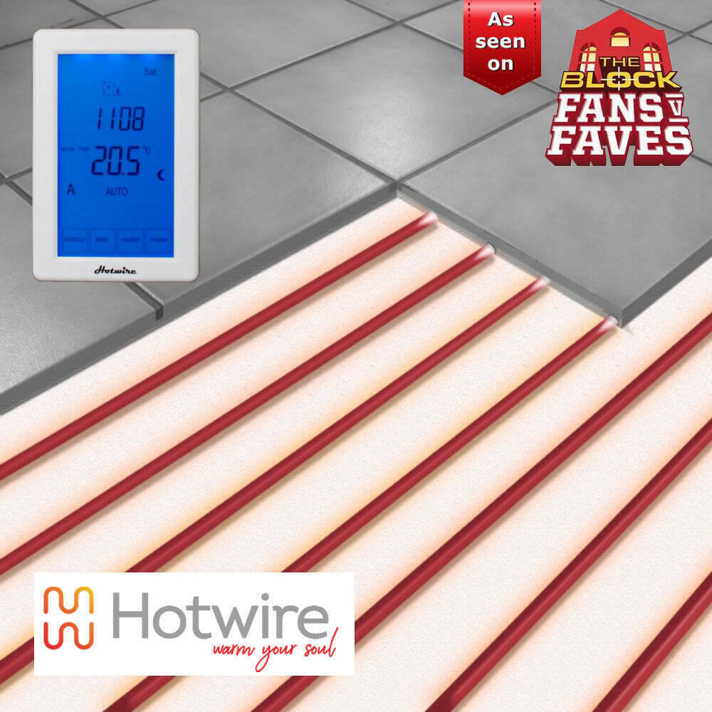 Hotwire Under Tile Heating Kit WIFI Thermostat