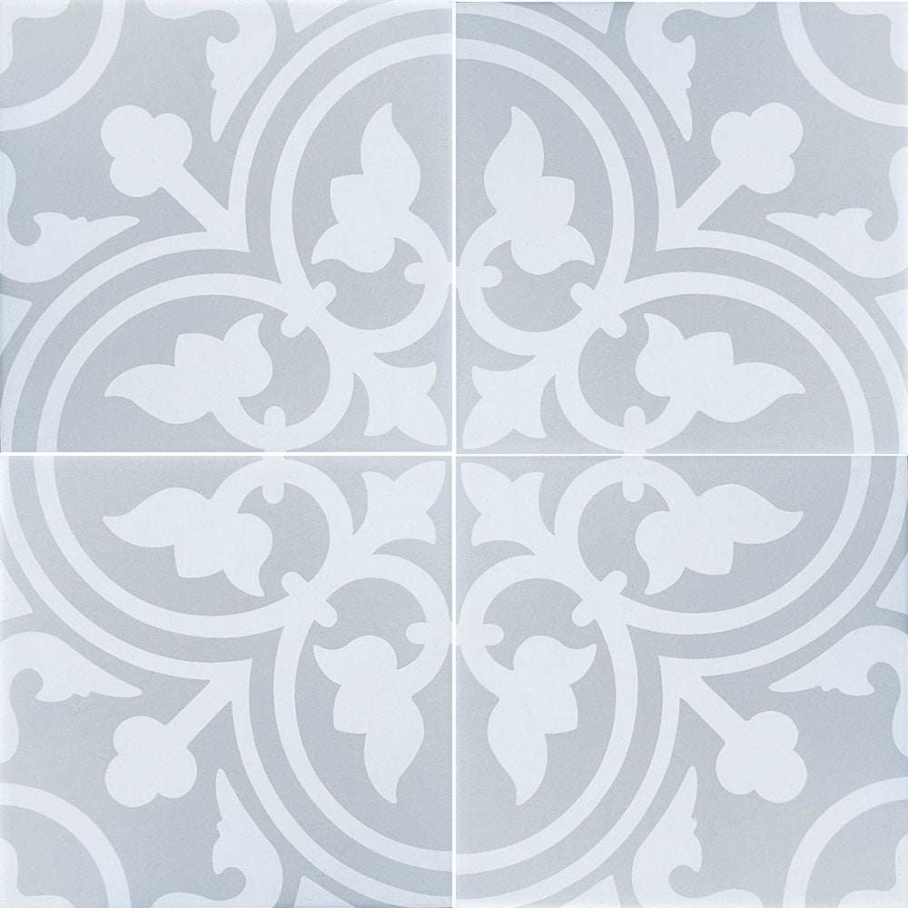 Encaustic Look Shadow Grey Tile 200x200 $54.95m2 (Sold by 1m2 Box ...