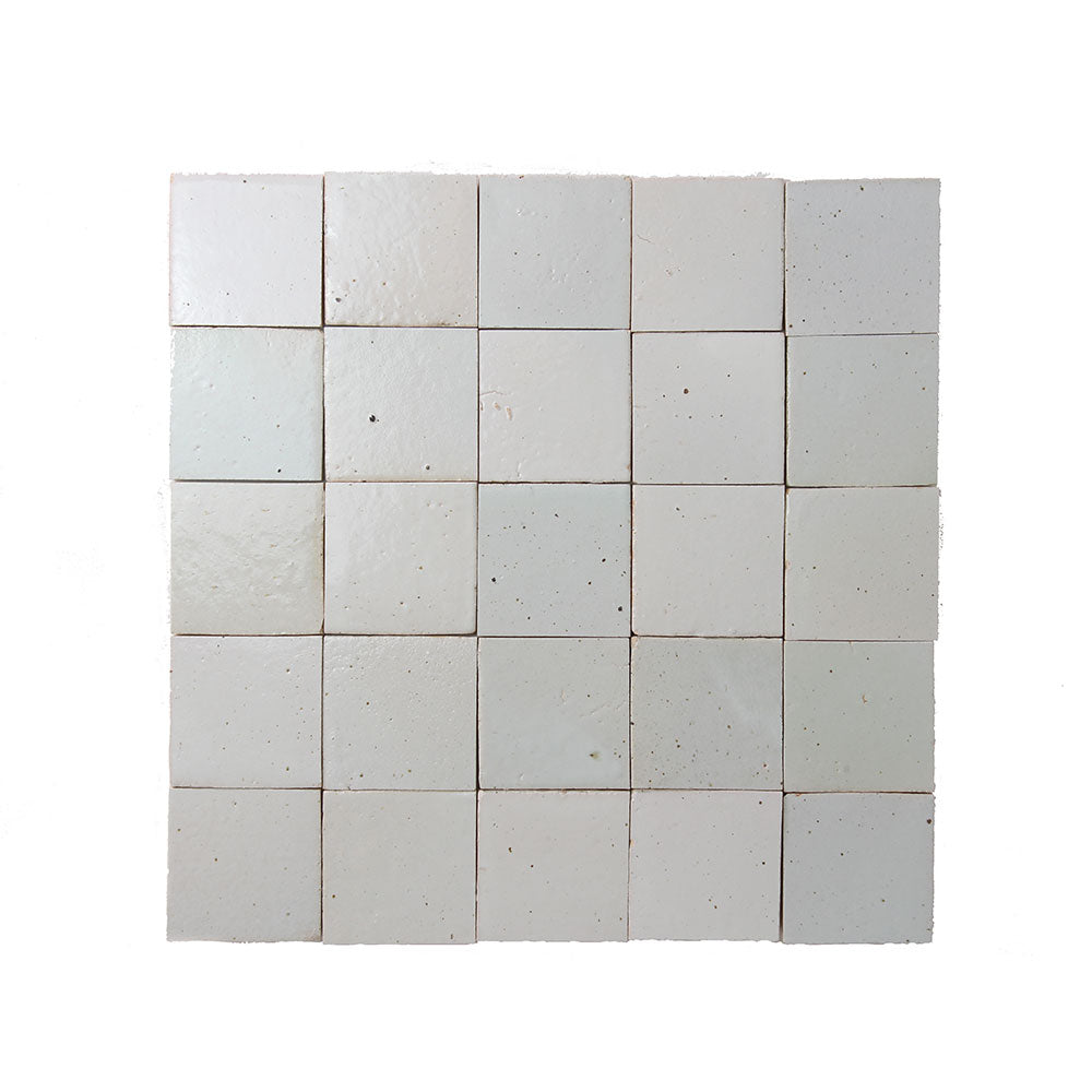 Handmade Snow Gloss Tile 100x100 $194.00m2 (sold by 0.5m2 Box)