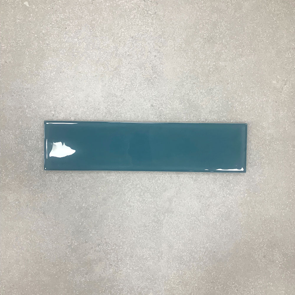 Boulevard Teal Gloss Tile 76x306 $59.95m2 (Sold by 0.7m2 Box)