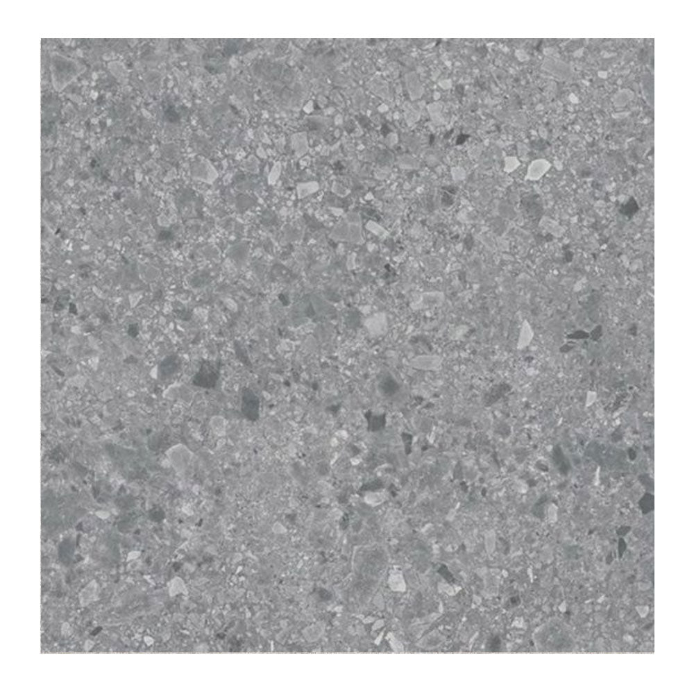 Terrazzo Grey Matt Tile 600x600 $56.95m2 (Sold by 1.44m2 Box)