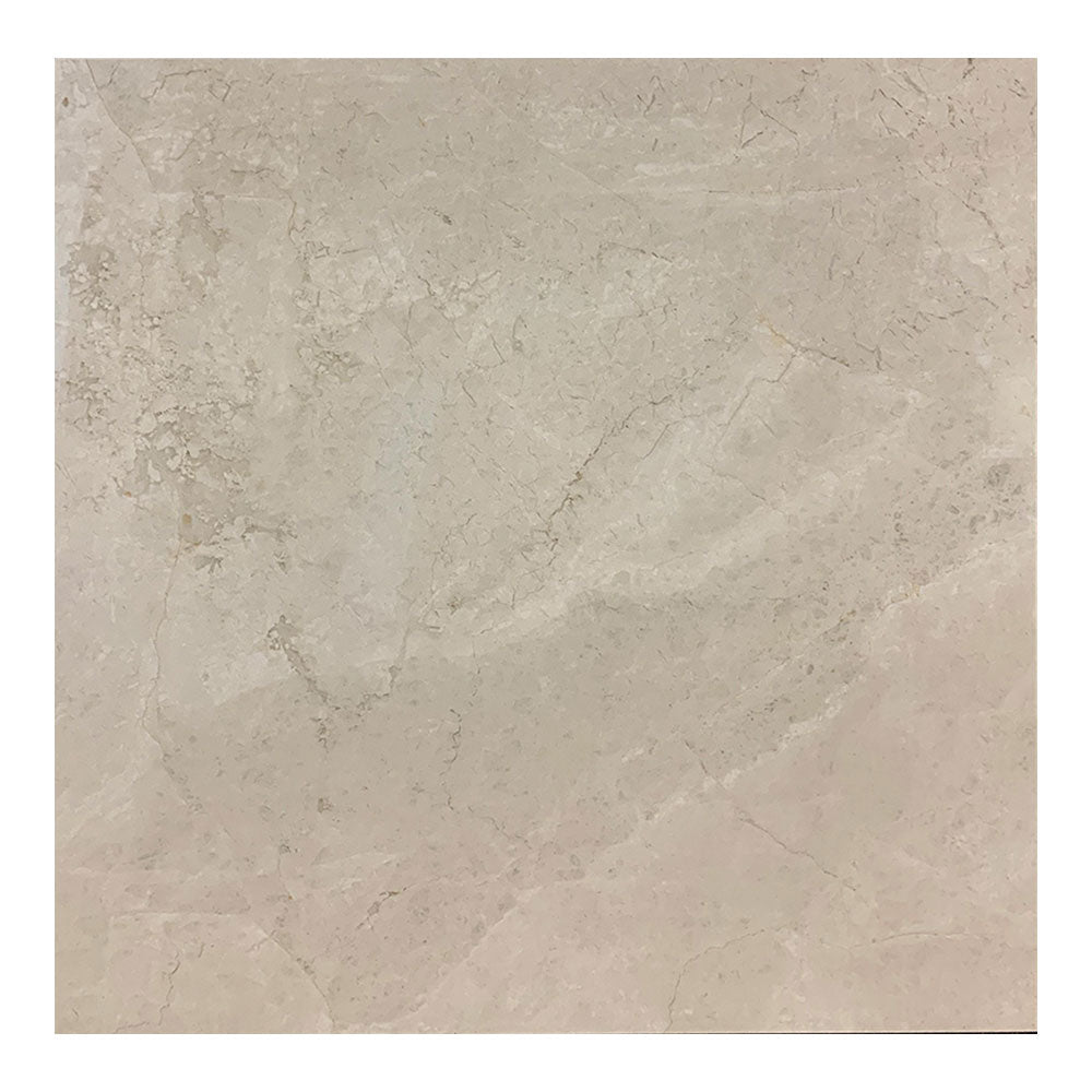 Tundra Beige Gloss Tile 600x600 $54.95m2 (Sold by 1.44m2 Box)