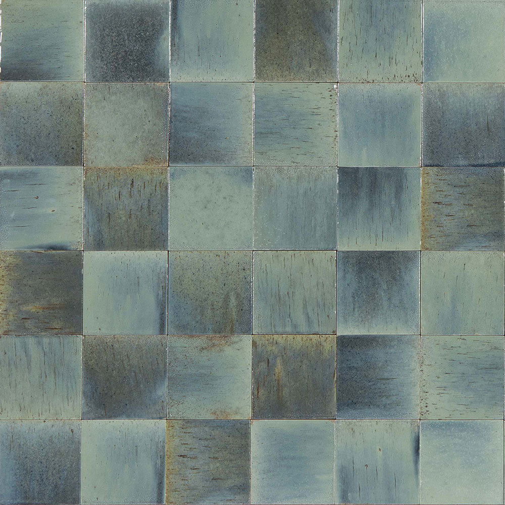 Milan Blue Gloss Tile 100x100 $139m2 (Sold by 0.68m2 Box)