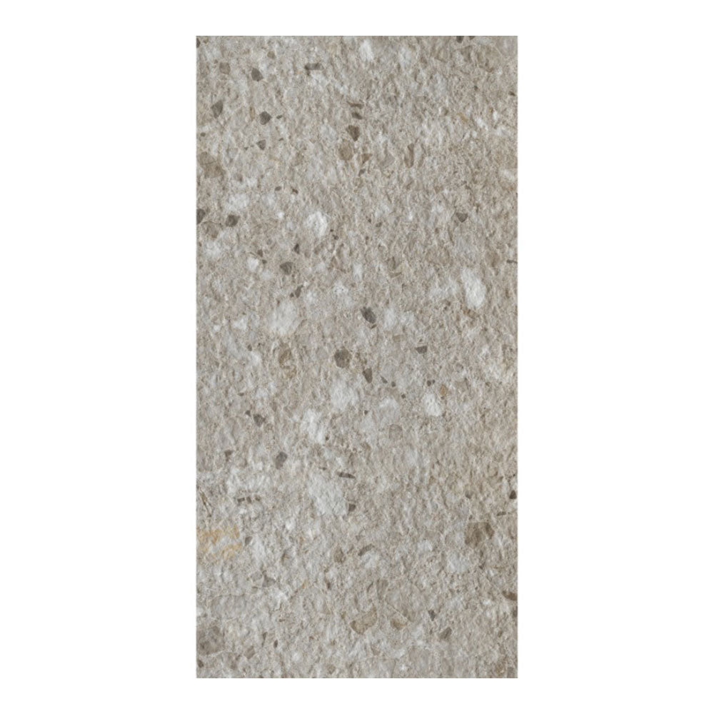 Framme Terrazzo Taupe Rock Tile 300x600 $89.95m2 (Sold by 1.26m2 Box)